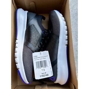 Reebok Size 7.5 PRINT ATHLUX SHATR Black Running Sneakers New Womens Shoes